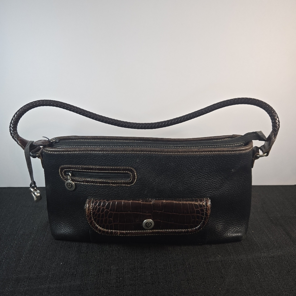 Pre-owned Brighton leather shoulder bag A482755